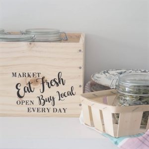Eat fresh buy local