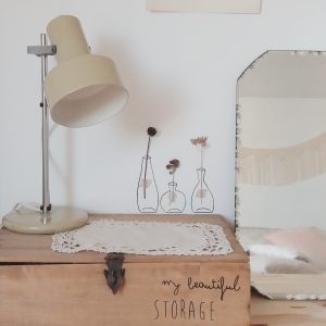 Le stickers 3 petits vases