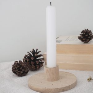 Bougeoir en bois