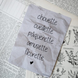 Carte postale Cueillette