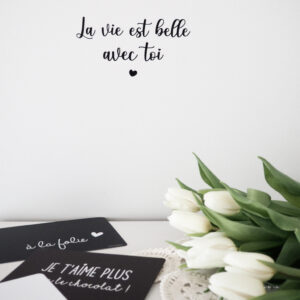 La vie est belle avec toi