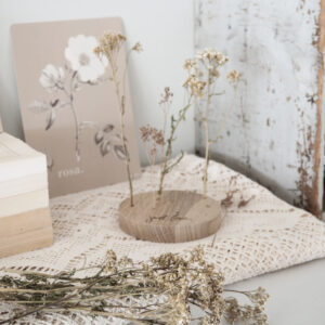Pique fleurs en bois