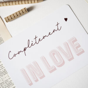 Carte postale Complètement in love