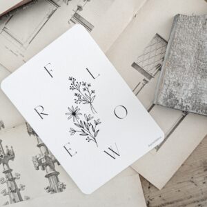 Carte postale Flower