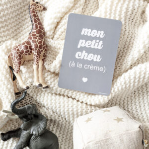 Carte postale Mon petit chou à la crème