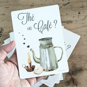 Carte postale Thé ou Café ?