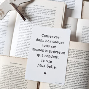 Carte postale MOMENTS PRECIEUX