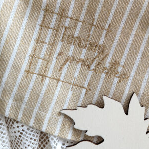 Thermocollant Torchon et paillettes