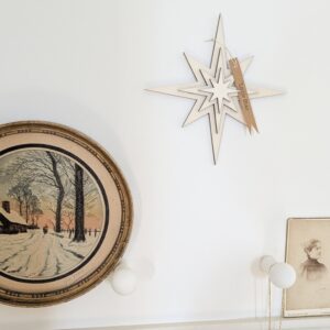Etoile en bois