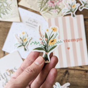 Autocollant Bouquet printanier