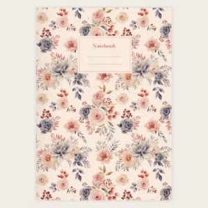 Notebook A4 Jardin aquarelle