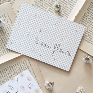 Carte postale Bisou Fleuri