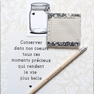 Les notes autocollantes Un jour, un Bonheur