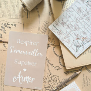 Carte Postale Respirer