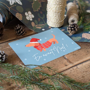 Carte Poste En avant Noël