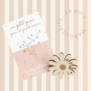 Pin's ou broche Marguerite La vie douce
