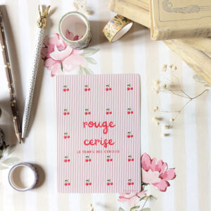 Carte postale Rouge Cerise