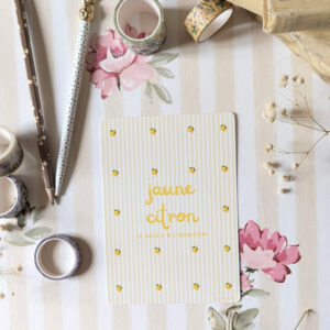 Carte Postale Jaune Citron