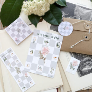 Kit Papeterie Fleur d'été