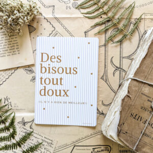 Carte postale Des bisous tout doux