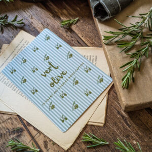 Carte Postale Vert olive