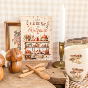Affichette Une cuisine en automne