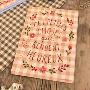Carte postale Ces petites choses qui rendent heureux